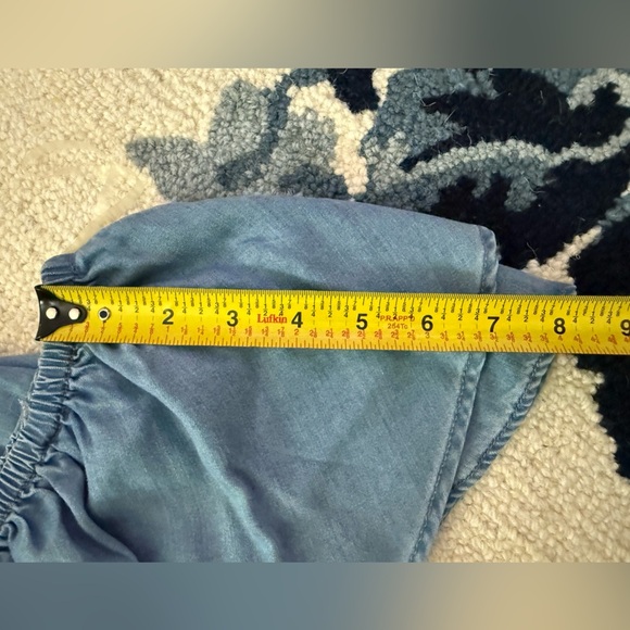 NWT beachlunchlounge Blue Off-Shoulder dress women size M - Picture 10 of 11